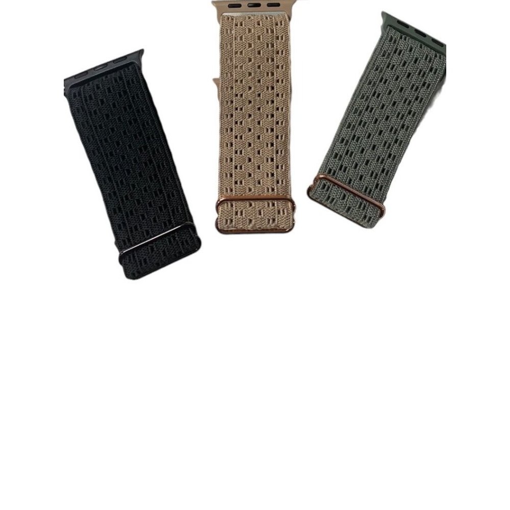 Stretchy Nylon Solo Loop Bands Adjustable Wristbands Women Men for iWatch New Se
